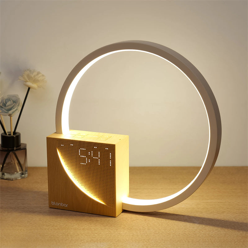 Bedside Lamp with Natural Sounds & Alarm Clock
