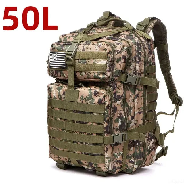 25L/50L Nylon Waterproof Trekking Bag