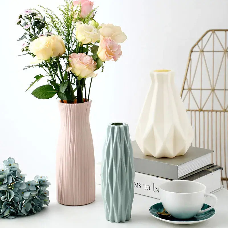 Plastic Vase Home Decore