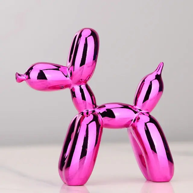 Electroplated Resin Dog Crafts