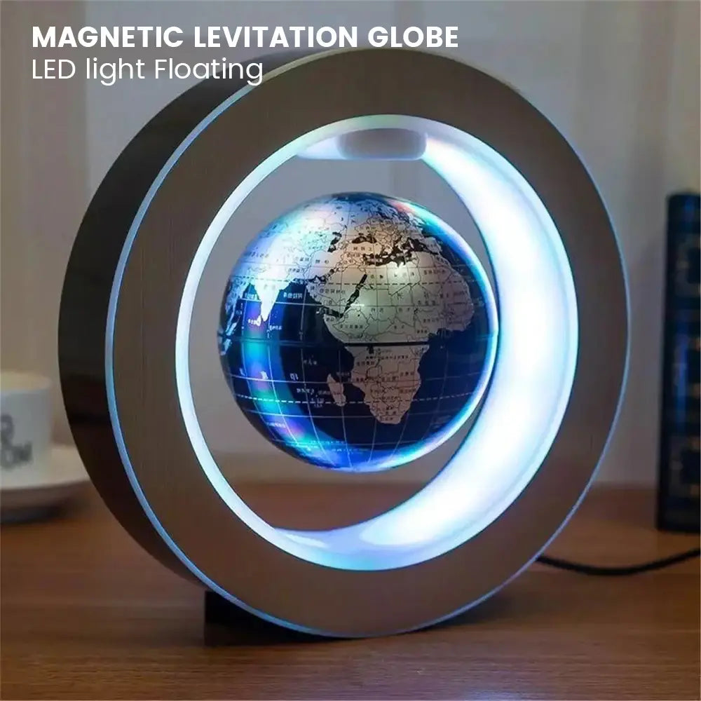 World Map Magnetic Levitation